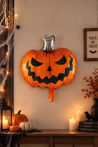 Bal Kabağı Büyük Boy 62x75 Cm Folyo Balon Halloween Cadılar Bayramı Parti Malzemesi