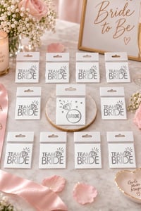 Bride To Be 1 Bride 10 Team Bride Gümüş Renkli Geçici Dövme Model 2