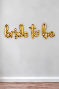 Bride To Be El yazılı Gold Folyo Balon