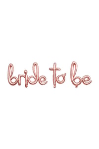 Bride To Be El Yazılı Rose Gold Folyo Balon 