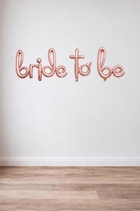 Bride To Be El Yazılı Rose Gold Folyo Balon 