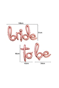 Bride To Be El Yazılı Rose Gold Folyo Balon 