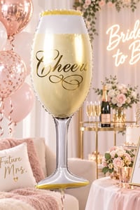 Cheers Yazılı 92X37 Cm Büyük Boy Folyo Balon Bride To Be Bekarlığa Veda