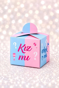Cinsiyet Öğrenme Lokum Kutusu – Kız mı Erkek mi? (25 Adet)