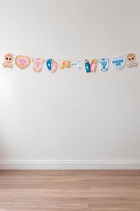 Cinsiyet Temalı Dekor Banner Süs – Kız mı Erkek mi? Baby Shower Gender Reveal Parti Süsü