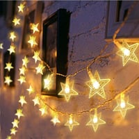 Dekoratif Aydınlatma Yıldız Led Dizeleri 20'li 3 Metre Pilli Led