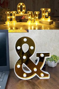 Dekoratif Led Işıklı 3D  And Büyük Boy Organizasyon Doğum Günü Kutlama