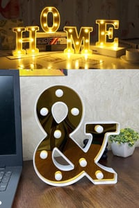 Dekoratif Led Işıklı 3D  And Büyük Boy Organizasyon Doğum Günü Kutlama