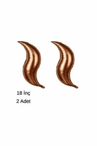 Deniz Kızı Kuyruğu Folyo Balon Rose Gold 18 İnç (2 Adet)