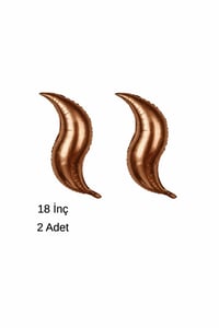 Deniz Kızı Kuyruğu Folyo Balon Rose Gold 18 İnç (2 Adet)