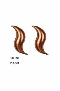 Deniz Kızı Kuyruğu Folyo Balon Rose Gold 18 İnç (2 Adet)