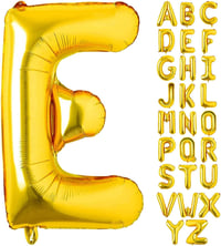 E Harf Gold Folyo Balon16 İnç 36 cm
