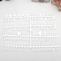 Emojili Beyaz Harf Seti, Yazı Panosu İçin