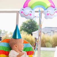 Gökkuşağı Rainbow Folyo Balon - Bebek Çocuk Parti Kutlama