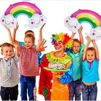 Gökkuşağı Rainbow Folyo Balon - Bebek Çocuk Parti Kutlama