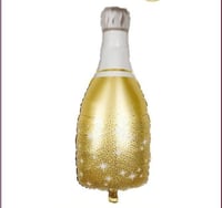 Gold Renkli 100x49 Cm Büyük Boy Şampanya Şişesi Folyo Balon Bride To Be Bekarlığa Veda