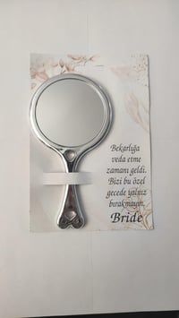 Gümüş Ayna Bride To Be Bekarlığa Veda Parti Aksesuarı