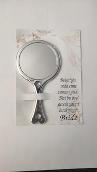 Gümüş Ayna Bride To Be Bekarlığa Veda Parti Aksesuarı