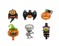 Halloween 6'lı Mini Folyo Balon Set