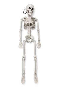 Halloween Cadılar Bayramı 60 Cm Asılabilir İskelet Dekor Süsü – Kuru Kafa Halloween Süsü