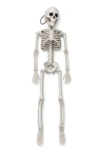 Halloween Cadılar Bayramı 60 Cm Asılabilir İskelet Dekor Süsü – Kuru Kafa Halloween Süsü