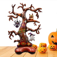 Halloween Cadılar Bayramı Ağaç Ayaklı Büyük Boy Folyo Balon 132x90x46 cm
