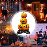 Halloween Cadılar Bayramı Balkabağı Ağacı Ayaklı Büyük Boy Folyo Balon 109X61X40 cm