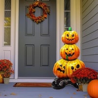 Halloween Cadılar Bayramı Balkabağı Ağacı Ayaklı Büyük Boy Folyo Balon 109X61X40 cm