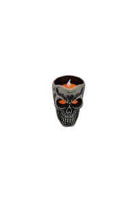 Halloween Cadılar Bayramı Kurukafa Mumluk – Kafatası Figürlü Dekoratif Mumluk