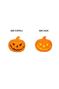 Halloween Cadılar Bayramı LED Işıklı Balkabağı Dekoru – Işıklı Balkabağı Süsü