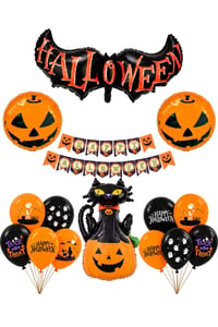 Halloween Cadılar Bayramı Temalı Halloween Parti Konsept Set 1 
