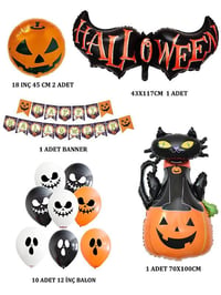 Halloween Cadılar Bayramı Temalı Halloween Parti  Set 1 
