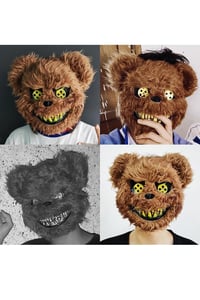 Halloween Cadılar Bayramı Tüylü Kahverengi Bear Halloween Maske 