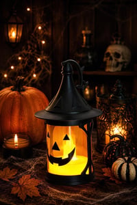 Halloween Işıklı Balkabağı Fener Halloween Cadılar Bayramı Parti Malzemesi