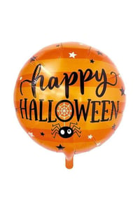 Happy Halloween Örümcek Tasarımlı 45x45 Cm Folyo Balon Halloween Cadılar Bayramı Parti Malzemesi