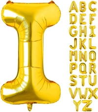 I Harf Gold Folyo Balon16 İnç 36 cm
