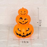 Işıklı 3lü Kabak Büyük Boy Halloween Cadılar Bayramı Parti Malzemesi