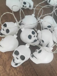 Işıklı Kurukafa 10'lu Rgb Led Işık Dizesi Halloween Cadılar Bayramı Parti Malzemesi