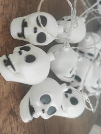 Işıklı Kurukafa 10'lu Rgb Led Işık Dizesi Halloween Cadılar Bayramı Parti Malzemesi