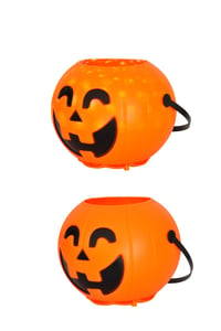 Işıklı Müzikli Balkabağı Şeker Kovası Halloween Cadılar Bayramı Parti Malzemesi