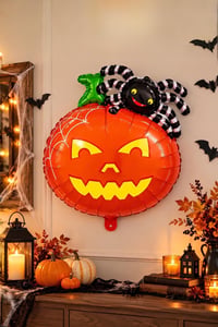 İskelet Happy Halloween Tasarımlı 45x45 Cm Folyo Balon Halloween Cadılar Bayramı Parti Malzemesi