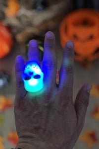 İskelet Yüzük Halloween Cadılar Bayramı Parti Malzemesi