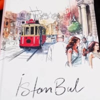 İstanbul Beyoğlu Taksim-Tünel Nostaljik Tramvay ve Galata Kulesi Tasarımlı Çizgisiz Modelist Defter