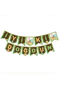 İyiki Doğdun Zikzak Dinazor Banner 