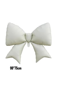 Krem Kurdele Fiyonk Folyo Balon 98x75 cm