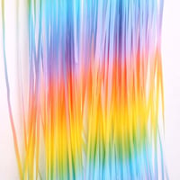 Metalize Arka Fon Kapı Perdesi Makaron Gökkuşağı 100x200 cm
