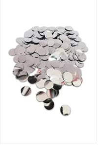 Metalize Gümüş 10 Gram Balon  Pulu; Balon Konfetisi