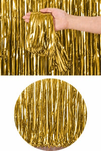 Metalize Masa Eteği Gold 70x300 cm