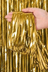 Metalize Masa Eteği Gold 70x300 cm