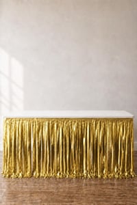 Metalize Masa Eteği Gold 70x300 cm